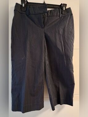 Alfani women’s Navy Pinstripe Dress Pants - Slim Fit